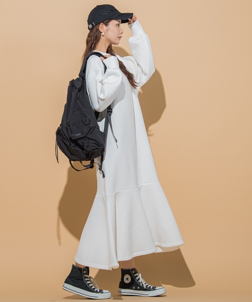 「VICKY」 長袖ワンピース M ブラック レディース_画像5