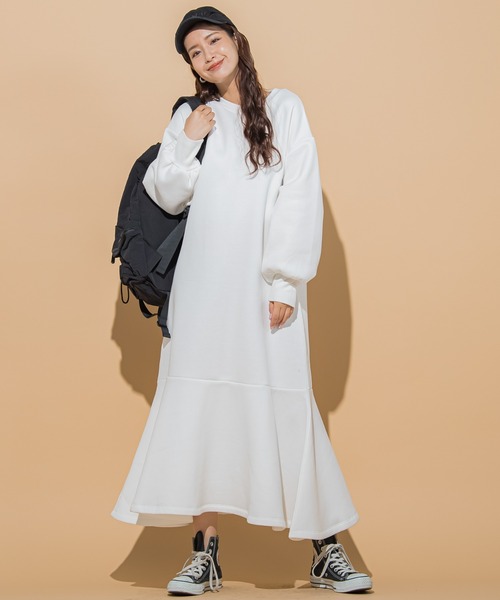 「VICKY」 長袖ワンピース M ブラック レディース_画像6