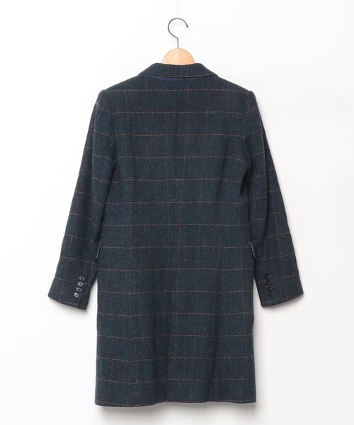 「LITHIUM FEMME」 チェスターコート 38 ネイビー レディース_画像2