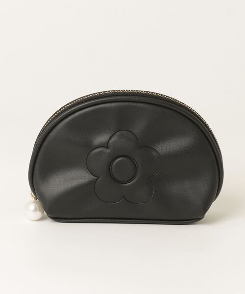MARY QUANT ブラックポーチ MARY QUANT ブラックポーチ - メルカリ