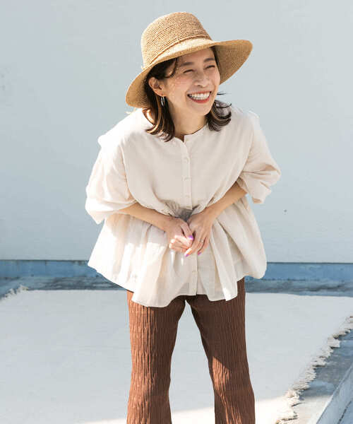 「URBAN RESEARCH DOORS」 長袖ブラウス MEDIUM ブラック レディース URBAN RESEARCH DOORS 「URBAN DOORS」 長袖ブラウス MEDIUM