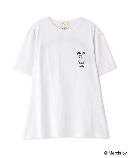 新春セール！【未使用】アライブン　アクティブTシャツ プレミアム　レディース M Miffy（ミッフィー） tシャツ 半袖 「AVIREX×miffy」WEB限定 SAGARA T