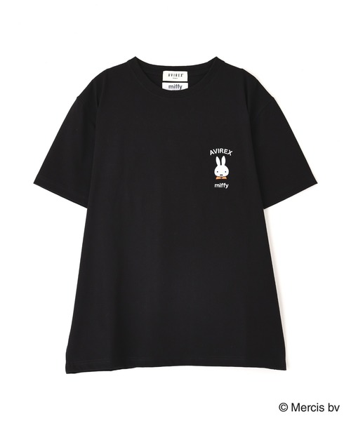 tシャツ 「AVIREX×miffy」WEB限定 SAGARA T-SHIRT/アヴィレックス×ミッフィー サガラTシャツ レディース AVIREX×miffy》WEB限定 SAGARA T-SHIRT/アヴィレックス