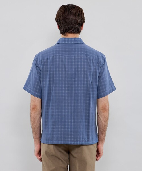 美品 MACKINTOSH LONDON チェック シャツ ホリゾンタルカラー COLONIAL RESORT SHIRT - FEATURE - MACKINTOSH LONDON
