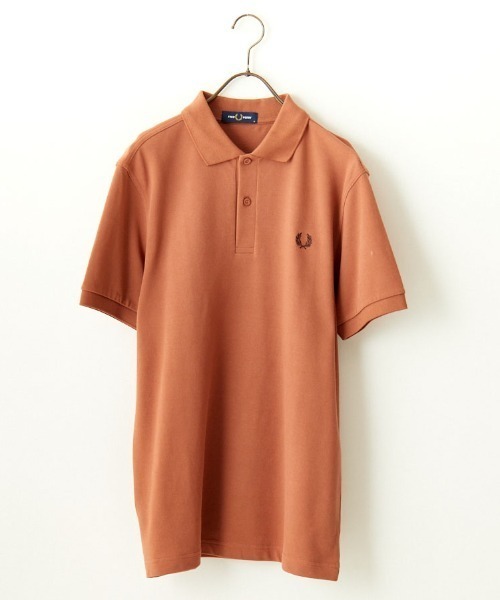 [FRED PERRY] рубашка-поло с коротким рукавом M темно-синий женский 