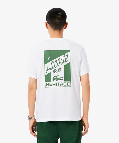LACOSTE（ラコステ） tシャツ ラコステパリバックプリントTシャツ