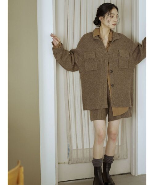 Ungrid ニットハーフパンツ フリーサイズ ニットハーフパンツ[品番：MKSW0063959]｜Ungrid（アングリット