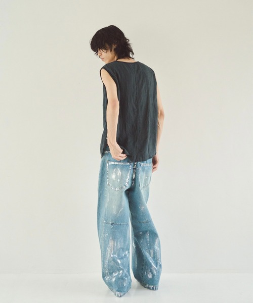 Camphor wood 「Camphor wood」 加工デニムパンツ MEDIUM