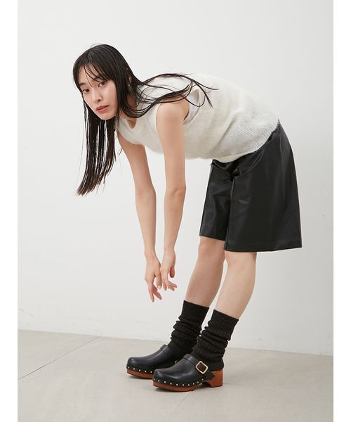 Mila Owen（ミラオーウェン） 靴下 リブハイソックス レディース