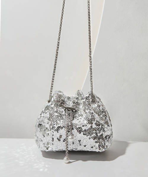 Leja（レジャ） ハンドバッグ 「LEJA」ビジューハンドルチェーン