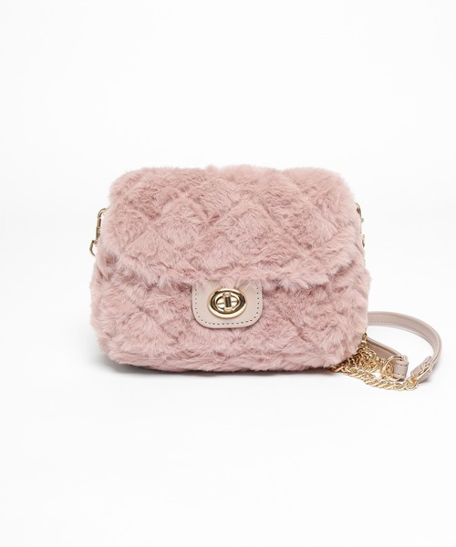 Honeys（ハニーズ） ショルダーバッグ バッグ キルティングファー