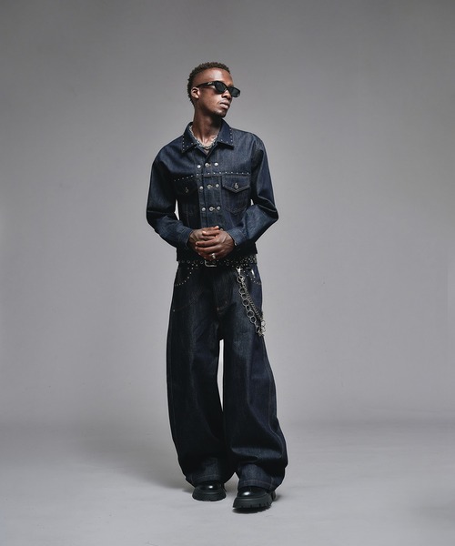 anderhunk スタッズデザインリジッドデニムジャケット ANDER HUNK（アンダーハンク）の「Studs Design Rigid Denim Jacket