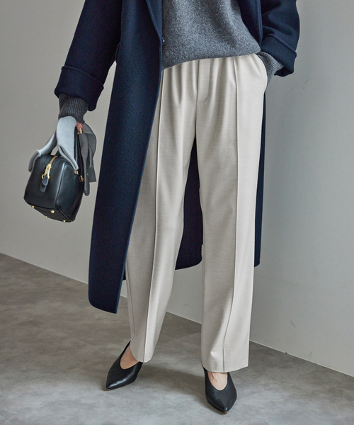 2024AW スローブイエナCIRCULATE WARMパンツ SLOBE IENA（スローブイエナ） スラックス パンツ 「吸湿発熱/WEBのみ4