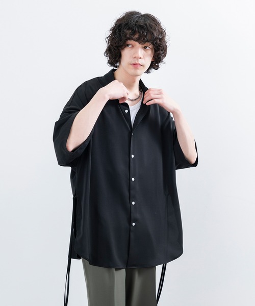 「JUNRED」 半袖シャツ L サックスブルー メンズ_画像3