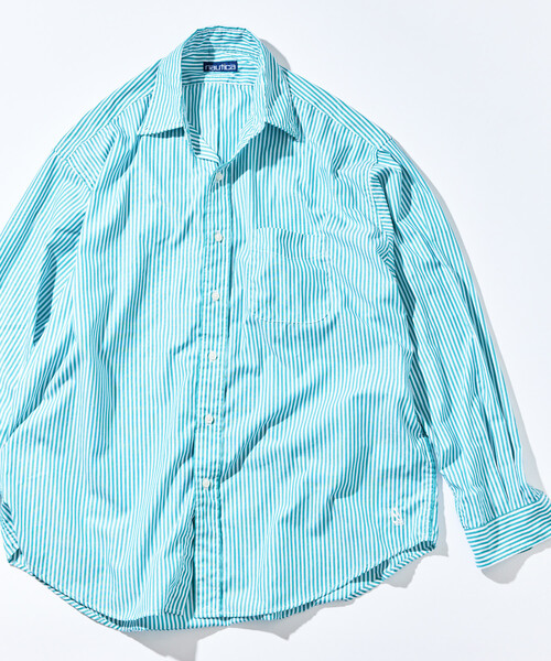 シャツ NAUTICA/ノーティカ ヴィンテージライク ストライプ ブロードBDシャツ メンズ | NAUTICA