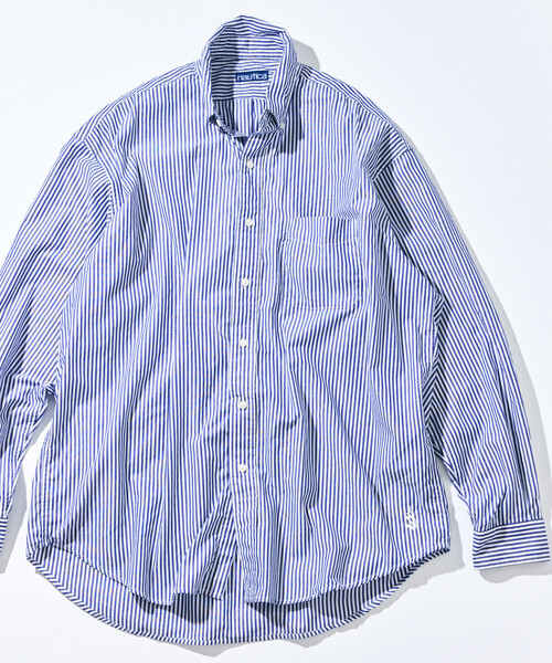 シャツ NAUTICA/ノーティカ ヴィンテージライク ストライプ ブロードBDシャツ メンズ | NAUTICA | 20