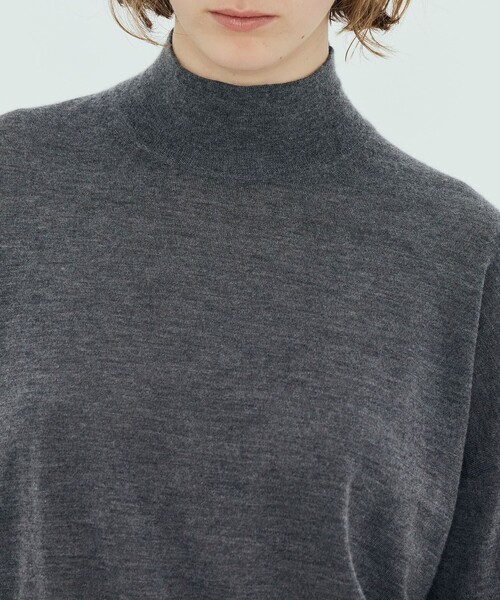 TOMORROWLAND .B ニット セーター カシミヤシルク モックネックプル