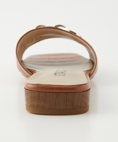 「STACCATO」 フラットサンダル 23cm ミント レディース_画像6