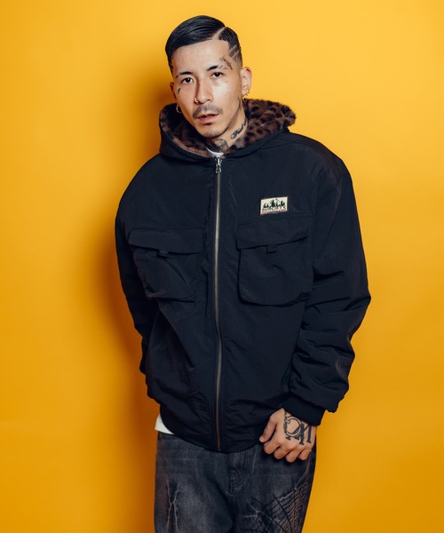 Subciety（サブサエティ） ブルゾン アウター Reversible nylon fur