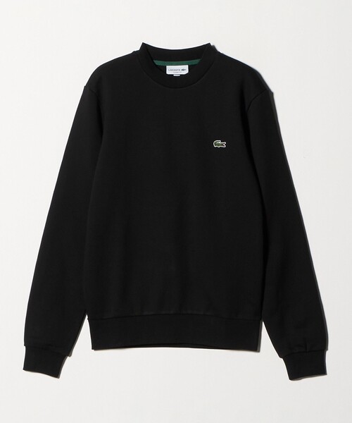 LACOSTE ブラック スウェット トレーナー LACOSTE（ラコステ） トレーナー スウェット 「LACOSTE」ロング