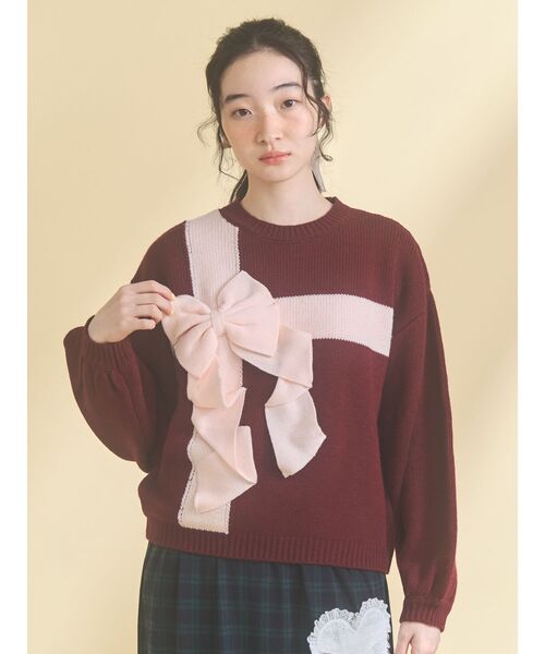merry jenny（メリージェニー） ニット セーター プレゼントリボン