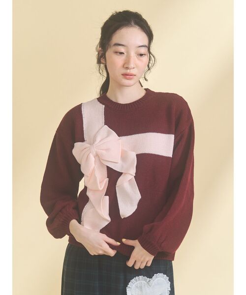 merry jenny（メリージェニー） ニット セーター プレゼントリボン