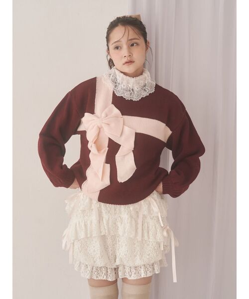 merry jenny（メリージェニー） ニット セーター プレゼントリボン