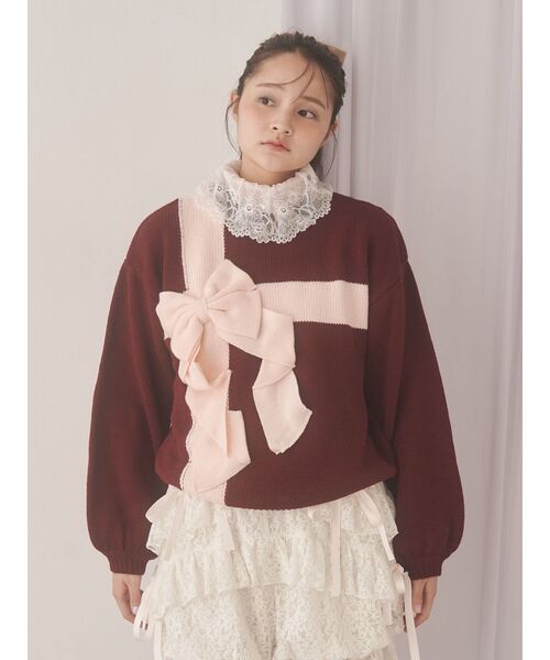 merry jenny（メリージェニー） ニット セーター プレゼントリボン