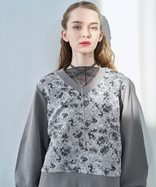 HARE（ハレ） トレーナー スウェット ストリングジャガードキリカエV