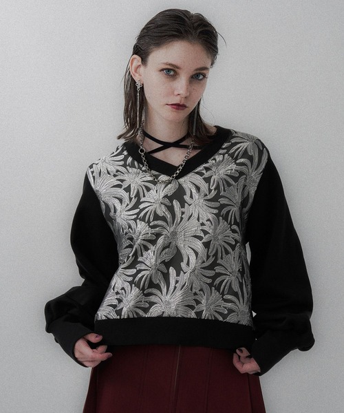 HARE（ハレ） トレーナー スウェット ストリングジャガードキリカエV