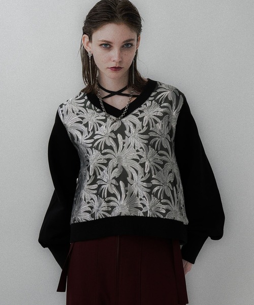 HARE（ハレ） トレーナー スウェット ストリングジャガードキリカエV