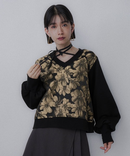 HARE（ハレ） トレーナー スウェット ストリングジャガードキリカエV