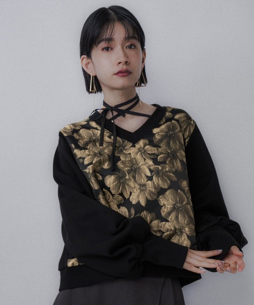 HARE（ハレ） トレーナー スウェット ストリングジャガードキリカエV