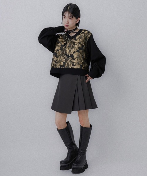 HARE（ハレ） トレーナー スウェット ストリングジャガードキリカエV