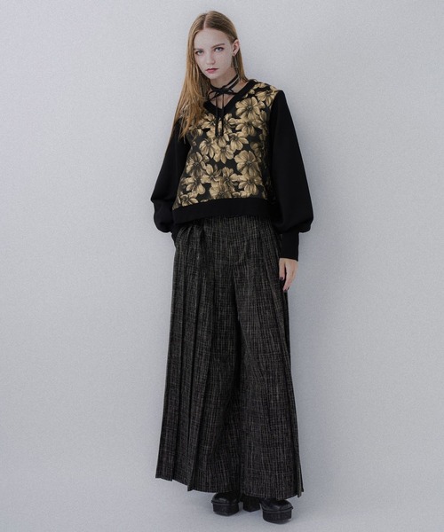 HARE（ハレ） トレーナー スウェット ストリングジャガードキリカエV