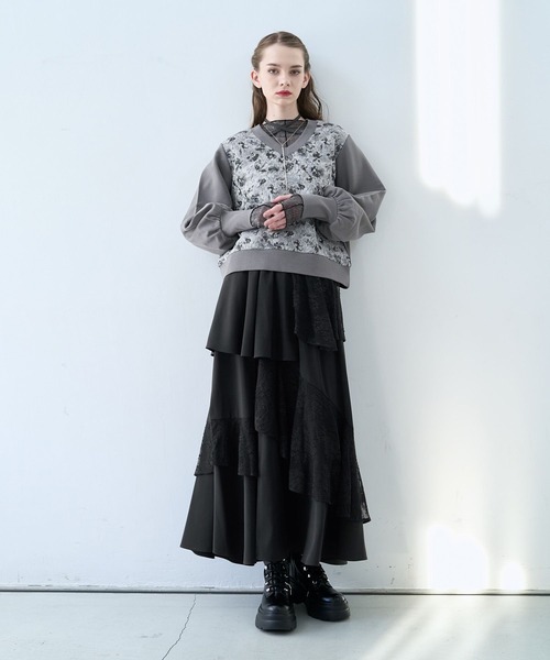 HARE（ハレ） トレーナー スウェット ストリングジャガードキリカエV