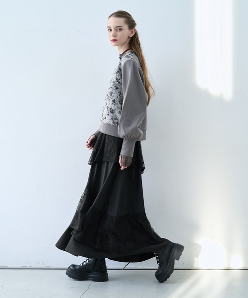 HARE（ハレ） トレーナー スウェット ストリングジャガードキリカエV