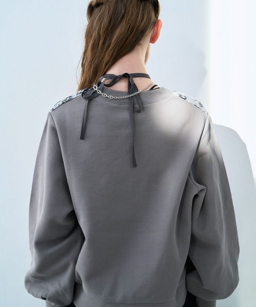 HARE（ハレ） トレーナー スウェット ストリングジャガードキリカエV