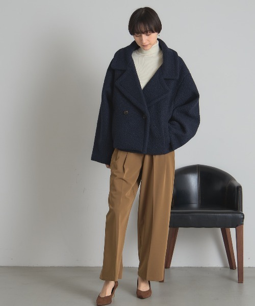 ビット付きブークレショートコート MA*RS（アメーバーマーズ）の「ビット付きブークレショートコート