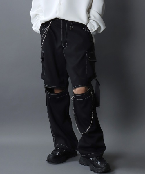 SITRY（シトリー） ワイドパンツ カーゴパンツ Chained Cargo Pants