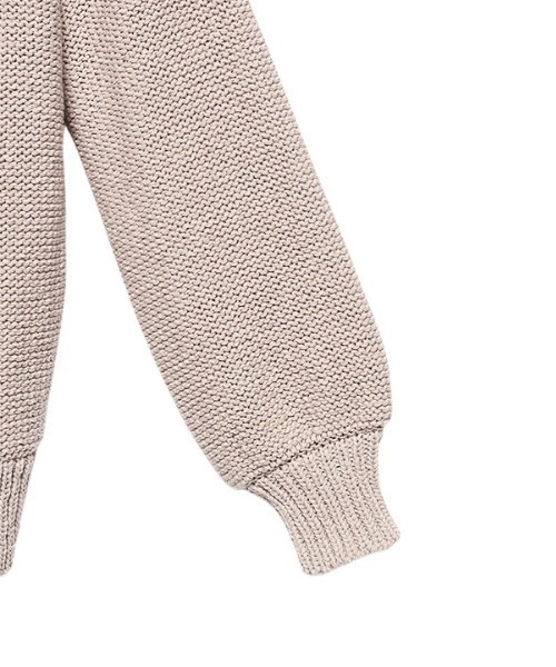 新品同様 anuans Vネックニット FREE ベージュ レディース anuans」 Vネックニット FREE ピンクベージュ レディース