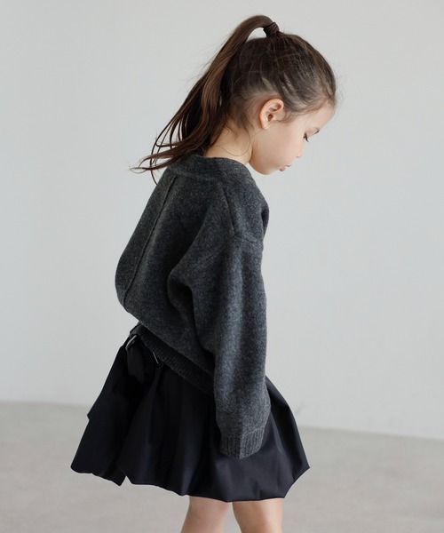 ニット セーター 「3-10才対応」ディープVネックニット キッズ 子供服 女の子 | BONJOUR SAGAN enfant | 13