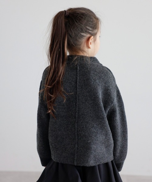 ニット セーター 「3-10才対応」ディープVネックニット キッズ 子供服 女の子 | BONJOUR SAGAN enfant | 14