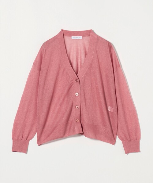 A DAY IN THE LIFE カーディガン シアー Vネックカーディガン