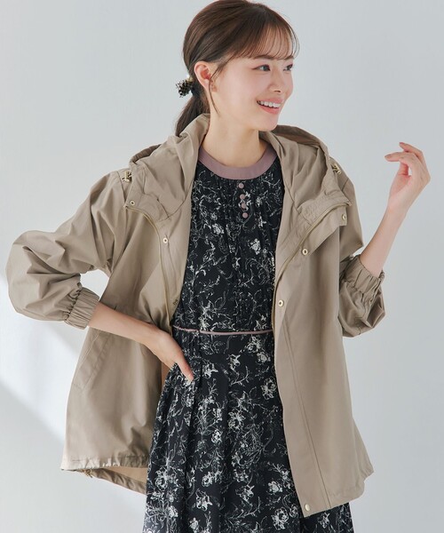 「Tiaclasse」 マウンテンパーカー M モカ レディース_画像4