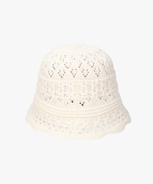「kaorinomori」 ハット M/57.5cm ホワイト レディース_画像6