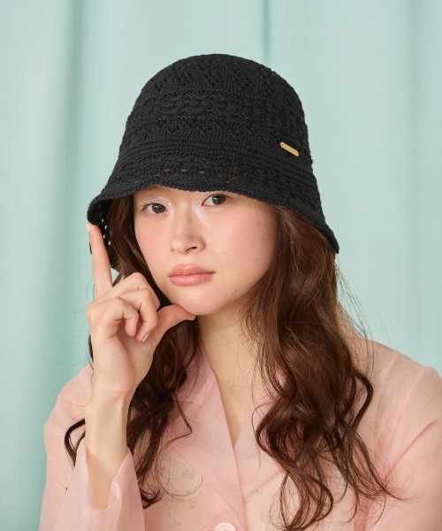 「kaorinomori」 ハット M/57.5cm ホワイト レディース_画像7