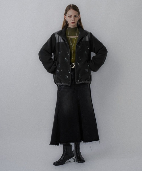 HARE（ハレ） ブルゾン アウター フェイクレザーキリカエシシュウ