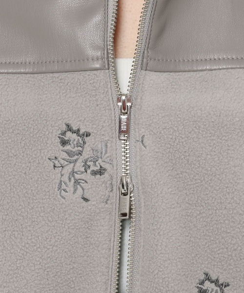 HARE（ハレ） ブルゾン アウター フェイクレザーキリカエシシュウ