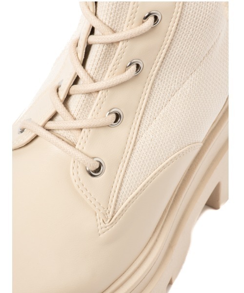 「R&E」 ブーツ LL アイボリー レディース_画像8